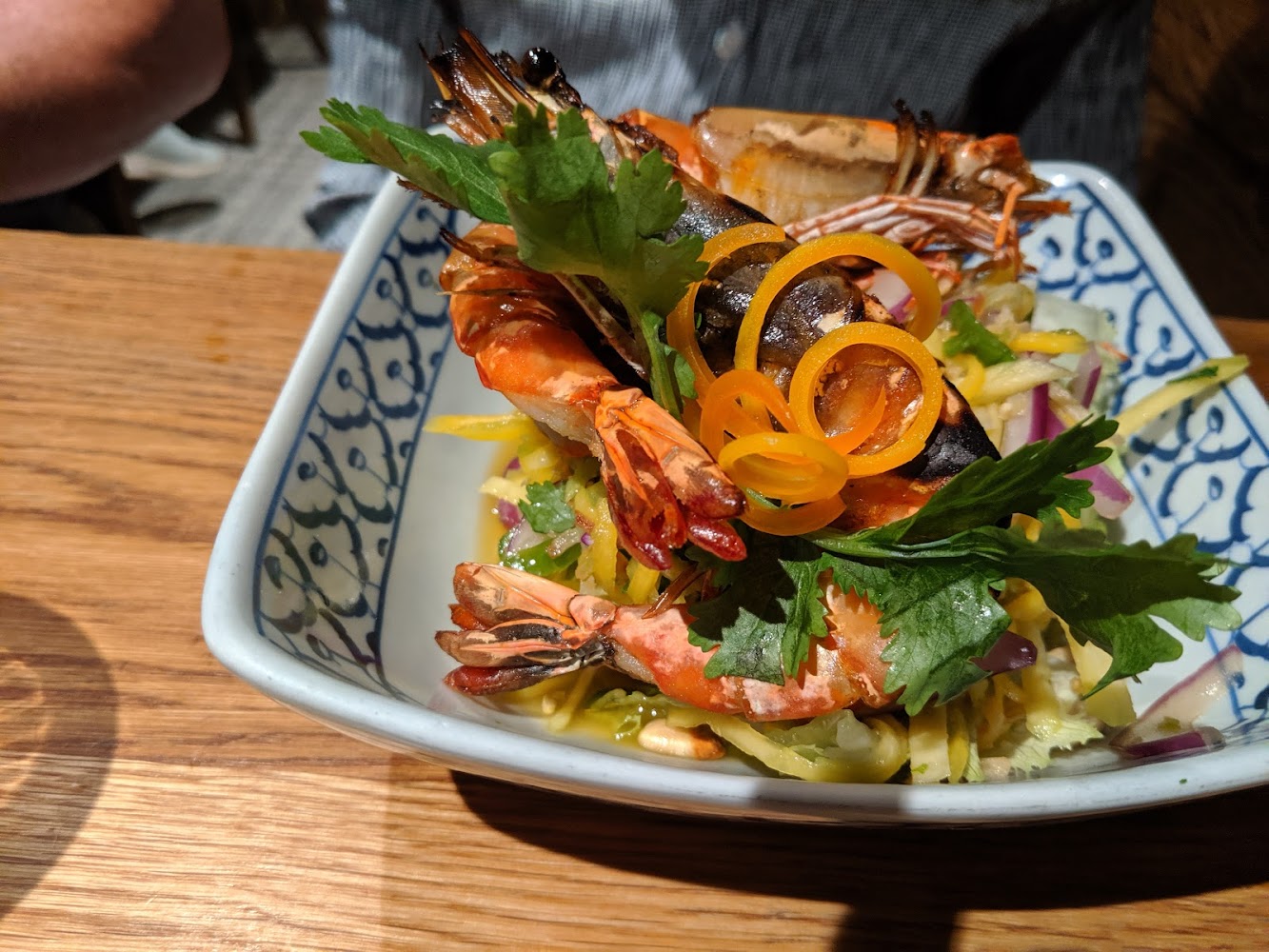 Grilled Prawn Mango Salad