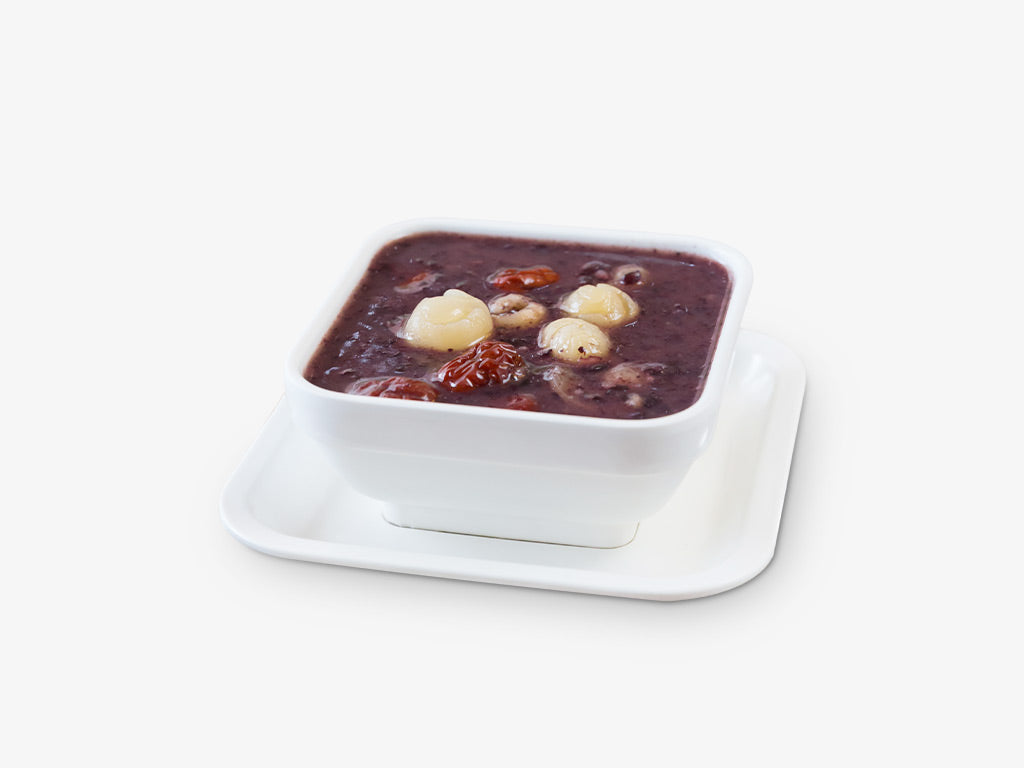 H10 Black Rice Soup w. Dried Longan and Dates (HOT DESSERT)