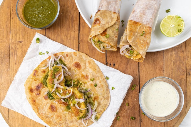 Aloo Masala Roll (Vegetarian)
