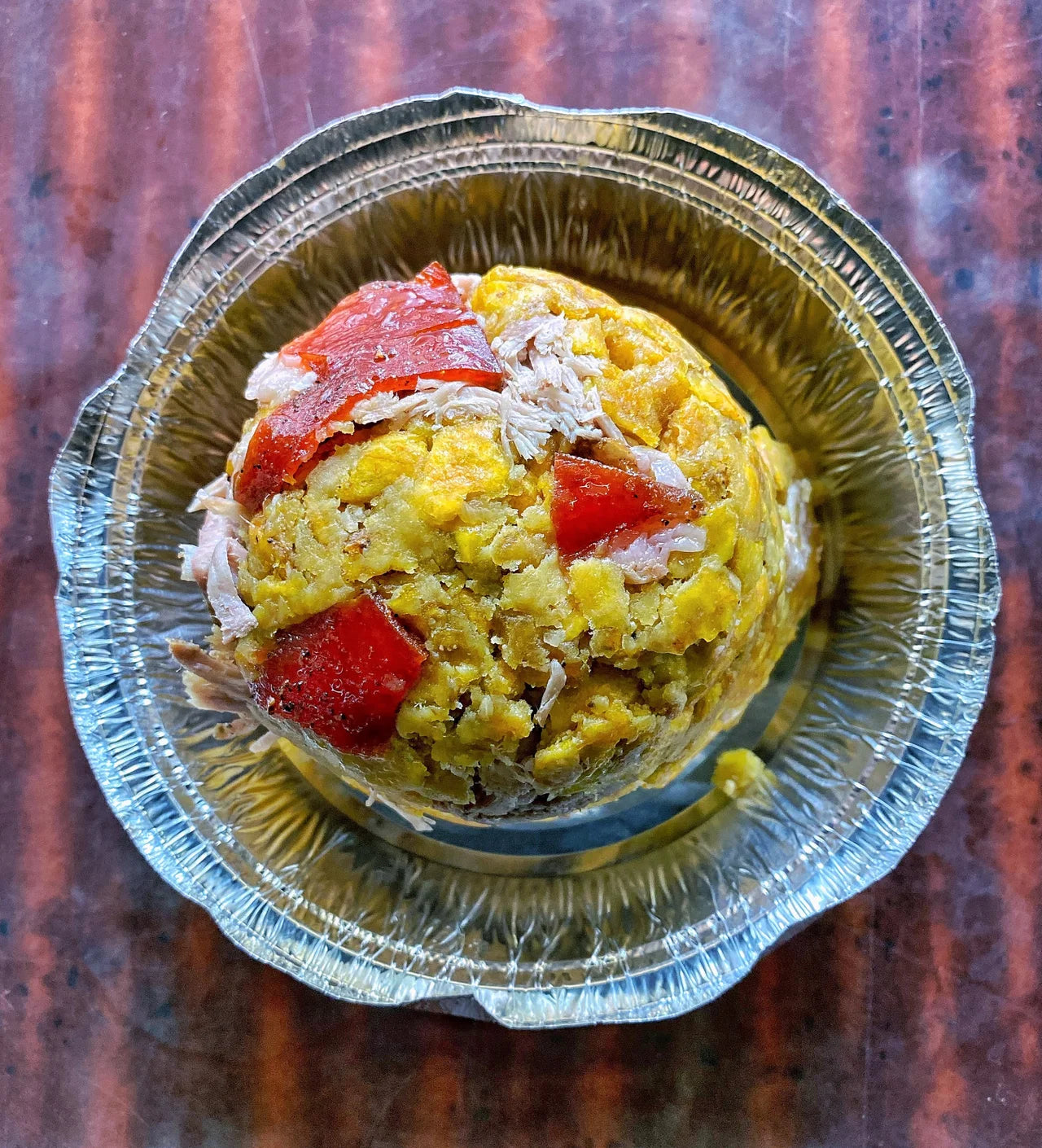 Pernil Mofongo - Roast pork Mofongo