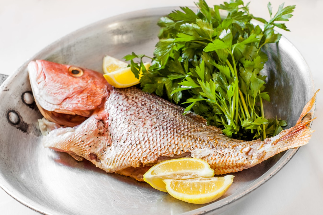 Whole Wood Oven Roasted Fish for 2