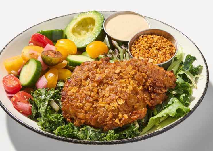 Crispy Chicken Kale Caesar (DINNER PICKS)