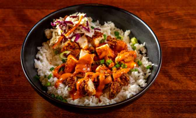 SPICY CRISPY CHICKEN BOWL