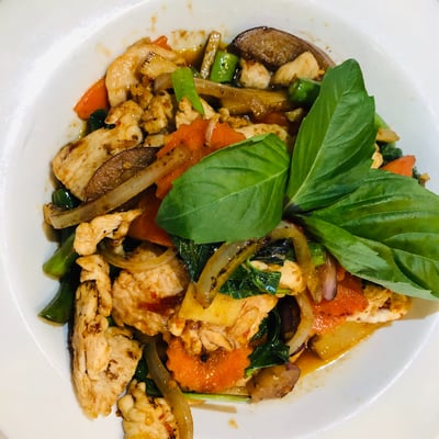 Pad Kha Pow with Basil Sauce