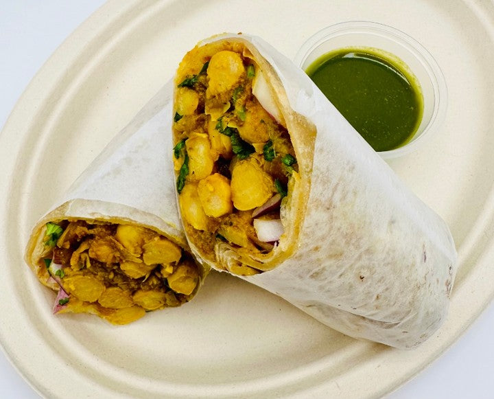 Chana masala roll (KATHI ROLLS)
