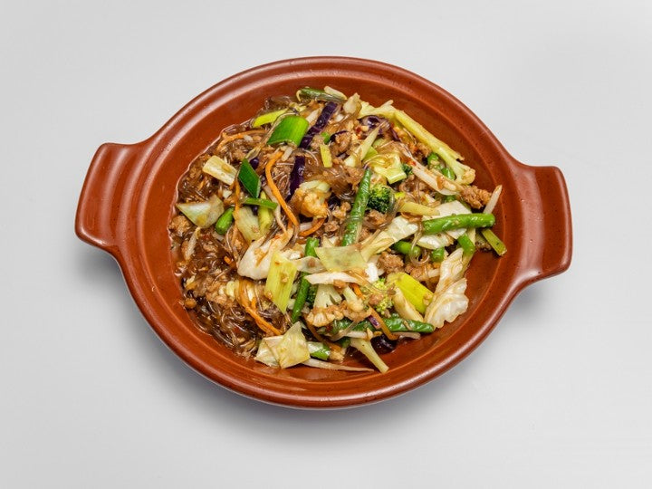 Chili Glass Noodles w. Vegan Beef 辣椒炒粉条配素牛肉