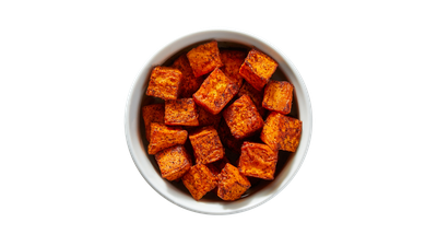 Side of spiced sweet potatoes