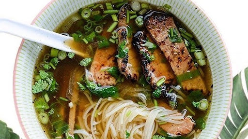 Grilled Pork Chops Pho
