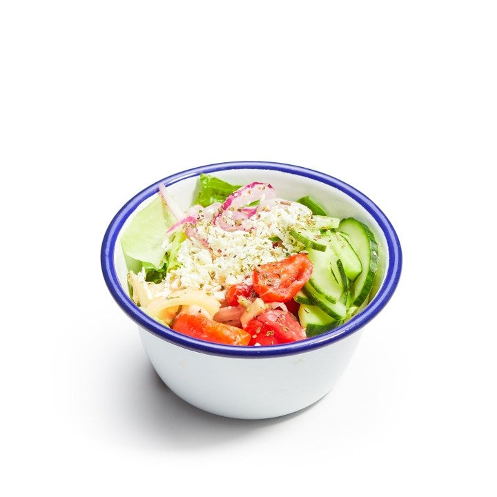 Mini Greek village salad