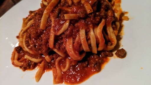 Spaghetti Alla Chitarra Con Salsa Alla Bolognese