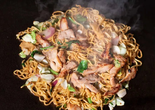 Soy Sauce Stir-Fried Noodles (Yakisoba)