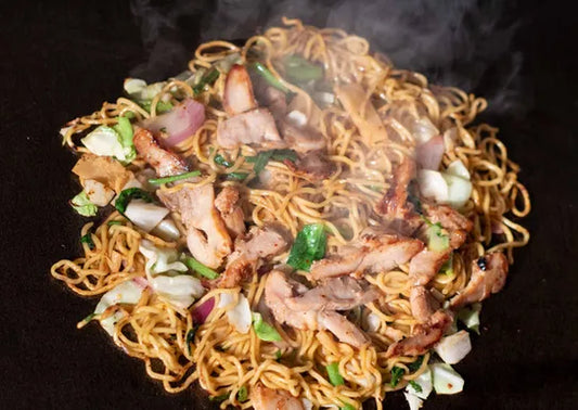 Soy Sauce Stir-Fried Noodles (Yakisoba)