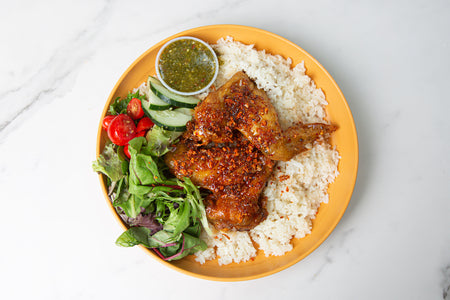 WINGS (2 PCs) + RICE (TENDERS & WINGS COMBO)