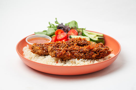 TENDERS (2 PCs) + RICE (TENDERS & WINGS COMBO)