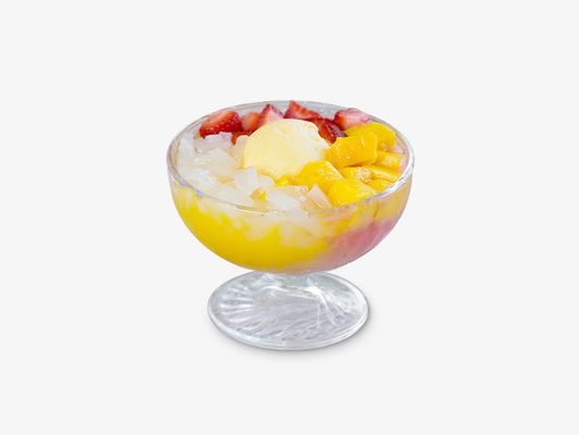 A3 Strawberry Mango Juice Sago & Lychee Jelly w. Mango Ice Cream