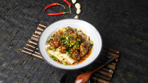 Shallot Oil Noodles  W Chicken