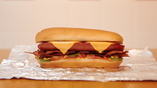 Bacon cheese dog