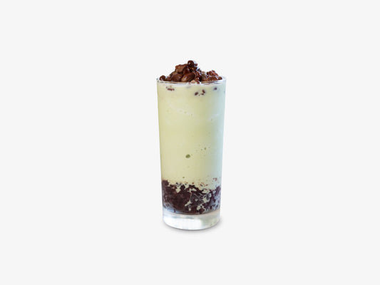 D10 Green Tea Smoothie-o w. Red Bean & Black Rice (SMOOTHIES)