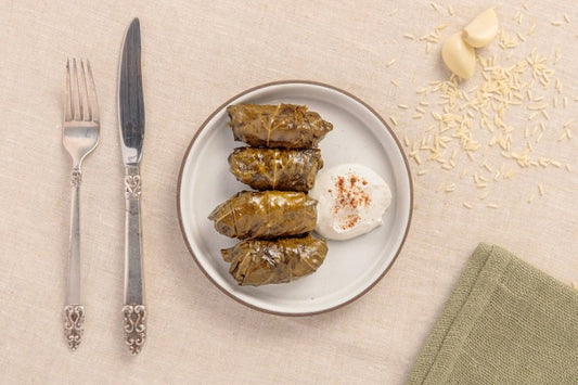 Lamb Stuffed Grape Leaves (Served Hot)