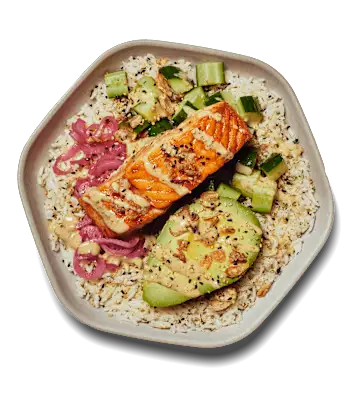 Miso glazed salmon