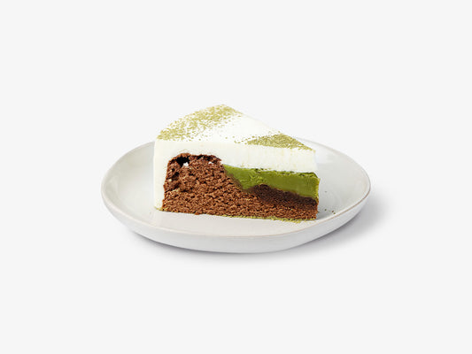 S14 Dark Chocolate Matcha Honey Cake (Slice) (PASTRIES)