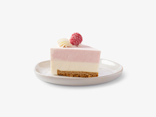 S18 Raspberry Yogurt Cheese Cake (Slice) (PASTRIES)