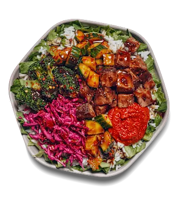 NEW Kbbq steak bowl