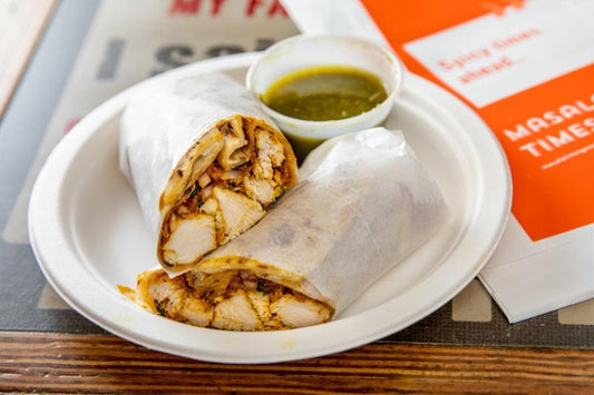 Murg masala roll (KATHI ROLLS)