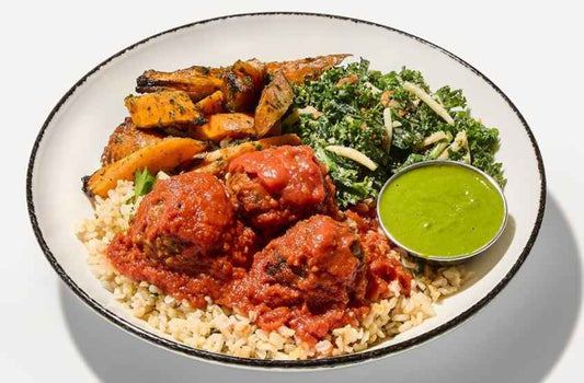 Spicy Meatball Bowl