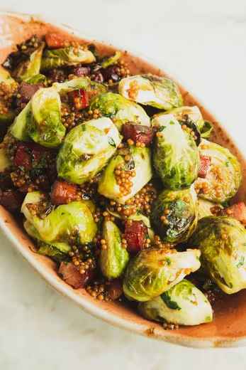 Roasted Brussels Sprouts, Pancetta