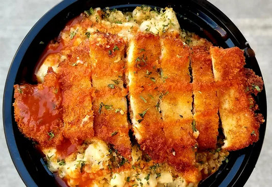 large mac n cheese with chicken