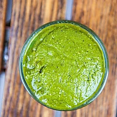 home made pesto
