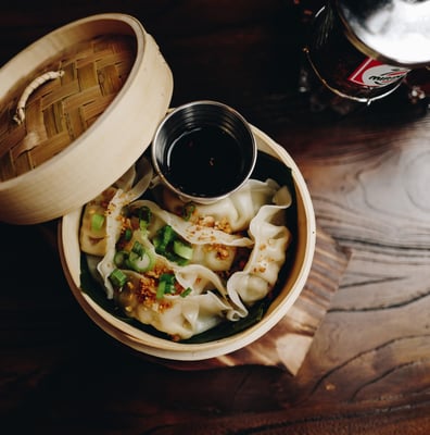 Steamed Dumpling (veggie )