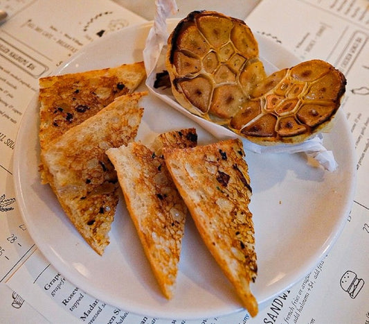 Whole roasted garlic