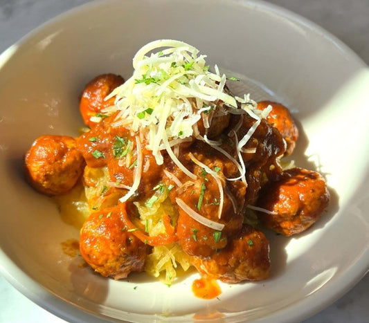 Spaghetti Squash & Meatballs (Entrees)