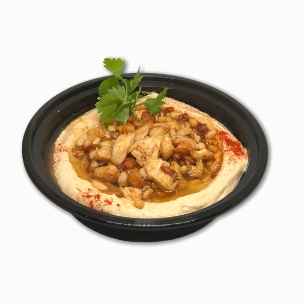 HUMMUS BI DJAJ (MEAT MEZZE)