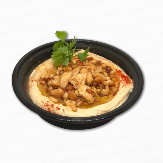 HUMMUS BI DJAJ (MEAT MEZZE)