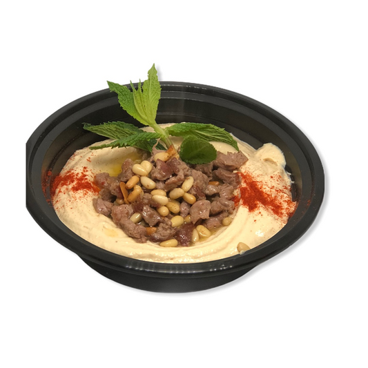 HUMMUS BI LAHMEH (MEAT MEZZE)