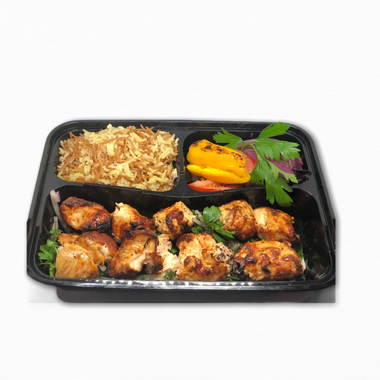 SHISH TAWOOK PLATTER- CHICKEN KEBAB (FROM OUR GRILL)