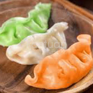 Shrimp/Pork Dumplings , Shrimp/Pork Wonton and Black Egg Dumplings Soup