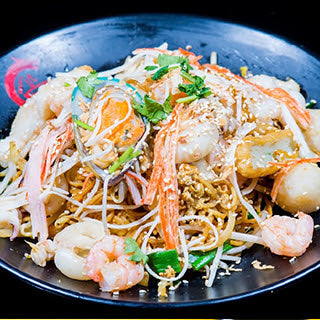 Pan Fried Seafood Ramen