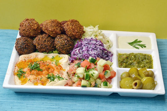 Falafel Trio Platter (Vegan)