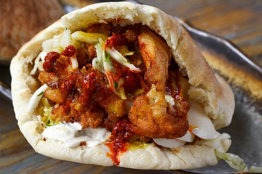 Cauliflower Sabich Sandwich