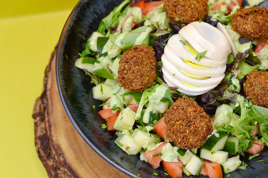 Green Falafel Salad (GF)