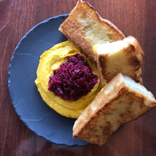 Roasted Beets & Squash Hummus