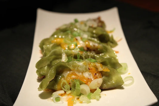 Cheesy Veggie Gyoza
